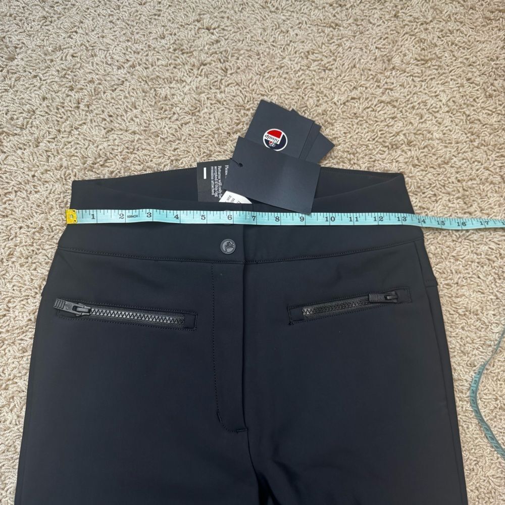 FUSALP DIANA SKI FUSEAU PANTS NWT BLACK WOMENS SIZE 36 - Picture 9 of 15